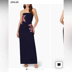 Bead Embellished Strapless Column Gown
Aidan Mattox by Adrianna Papell